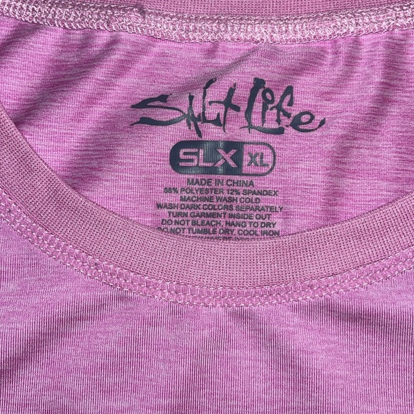 Salt Life SZ XL Tee Shirt. Pink great shape - Picture 2 of 6